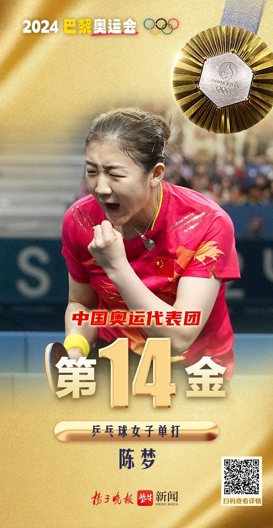 巴黎奥运会倒计时，中国代表团目标30金的简单介绍